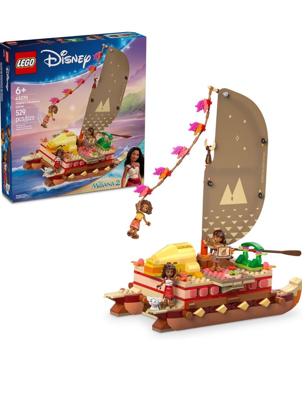 Lego Disney Moana’s Adventure Canoe